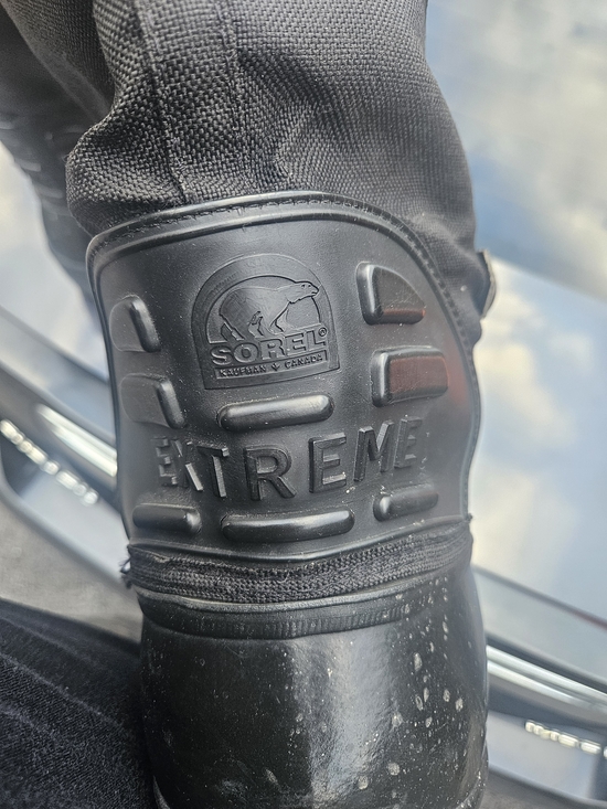 Vintage Sorel Kaufman Extreme Snow Boots Mens Size 12 Black Made in Canada Remov
